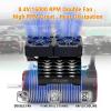Surpass Hobby RC Cooling Fans 16000RPM,40mm Dual Car Motor Cooling Fans with Metal Heatsink for 1/5 1/6 Scale RC Car Truck Diameter 55-58mm Motor (Black) view 4