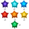 18 Inch Star Foil Balloons, 21pcs Balloons for Party Decoration view 4