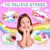 150 Pack Mochi Squishy Toys Kawaii Squishies Stress Relief Toys Pack Boys Girs Party Favors Bulk Birthday Gifts Valentines Day Gifts for Kids Easter Egg Fillers Easter Hunt Basket Pinata Stuffers view 4