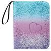 4 Pocket Trading Card Binder for 400 Cards, Abstract Rainbow Pattern view 1