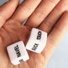 1 Pair Couples Dice, 0.63 x 0.63 x 0.63 inch Funny Romantic Sport Dice Naughty dice Novelty Gift for Valentines Day, Honeymoon, Bacherette Party, Newlyweds, Wedding Anniversary (White and White) view 3