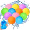 12PCS Reusable Water Balloons - Quick Fill Water Balls Toys For Toddler Age 4-8 - Refillable Self-Sealing Water Splash Bomb For Summer Party Pool Outdoor Beach Toys for kids Age 8-12 view 1