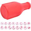 Alvinlite Numbered Dice with Shaker Bottle 16pcs, Billiard Supplies Entertainment Games Portable Tiny Refine Exquisite Dice *213 (Red) Billiard view 3