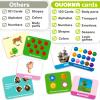 QUOKKA ABC Learning Flash Cards for Toddlers 1-3 Years - 120 Flashcards for Kids 2-4 in a Bag - Alphabet Numbers Letters Preschool Activities Ages 4-8 - Gift Speech Therapy Toys 1-3-5 yo view 2
