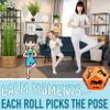 Covelico Yoga Dice - Yoga for Kids, Pose and Play Peaceful Kids Stretching Gymnastics Games and PE Equipment for Elementary School, Kindergarten, and Preschool, 12-Sided Foam Large Dice for Children view 2