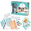 MindWare Playful Chef: Deluxe Charcuterie Kit Real Kids Cooking Set - 25 Kids Cooking Utensils Including Safe Knife Set, Charcuterie Board, Cutting Board - Ages 5+ view 1