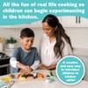 MindWare Playful Chef: Deluxe Charcuterie Kit Real Kids Cooking Set - 25 Kids Cooking Utensils Including Safe Knife Set, Charcuterie Board, Cutting Board - Ages 5+ view 2