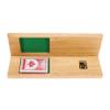 Pacific Shore Games Canoe Cribbage Board Game Set, Placid Nautical Print, Continuous 3 Track Travel Cribbage Boards Unique, Wooden Board Games for Adults, 9 Metal Cribbage Pegs, 12 Inches view 4