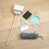 MindWare Oh So Fun! Cleaning Cart  Kids Cleaning Set Includes Kid Size Broom & Other Cleaning Toys for Kids 3 & Up view 2