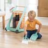 MindWare Oh So Fun! Cleaning Cart  Kids Cleaning Set Includes Kid Size Broom & Other Cleaning Toys for Kids 3 & Up view 3
