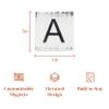 Stiles 100 Pieces Magnetic Letter Tiles, Wooden Magnetic Letters for Whiteboard, Fridge, or Magnetic Letter Board, Wood Alphabet Magnet Letters, Rustic view 4