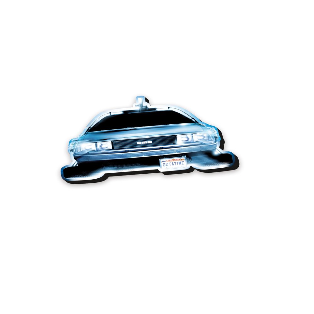 AQUARIUS BTTF Car Funky Chunky Novelty Magnet for Refrigerator, Locker, Whiteboard & Game Room Officially Licensed Merchandise & Collectibles