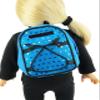 American Fashion World Doll Teal Sequin School Backpack for 18-Inch Dolls | Premium Quality & Trendy Design | Dolls Accessories for Popular Brands view 1