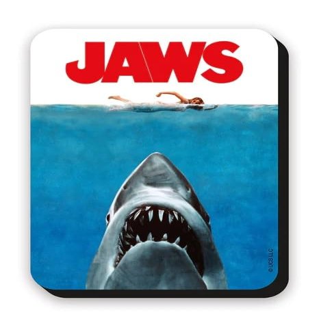 Aquarius Jaws One Sheet Funky Chunky Novelty Magnet for Refrigerator, Locker, Whiteboard & Game Room Officially Licensed Merchandise & Collectibles