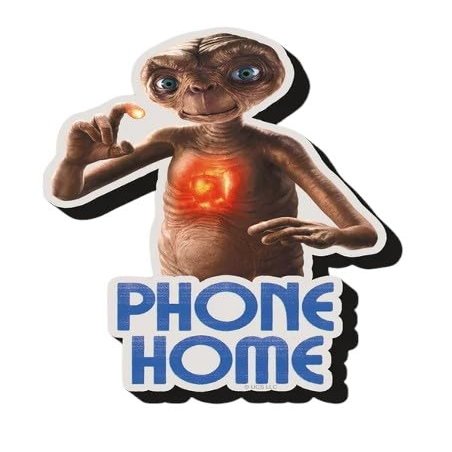 AQUARIUS E.T. Phone Funky Chunky Novelty Magnet for Refrigerator, Locker, Whiteboard & Game Room Officially Licensed Merchandise & Collectibles