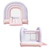 Bounceland Daydreamer Cotton Candy Bounce House, Pastel Bouncer with Slide, 8.9 ft L x 7.2 ft W x 6.7 ft H, UL Blower Included, Basketball Hoop, 30 Pastel Plastic Balls, Trendy Bouncer for Kids view 2