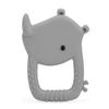 Loulou Lollipop Wild Silicone Baby Teether - Rhino Grey view 1