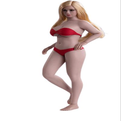 1/12 Scale Action Figure,6 inch Female Super-Flexible Slightly Fat Suntan Skin Large Bust Action Figure Doll Collection T05B