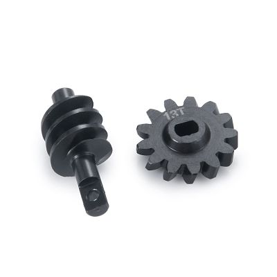 MORLORDY RC Steel Overdrive Gears 13T Differential Worm Gear for SCX24 Upgrades 1/24 RC Crawler Car Parts