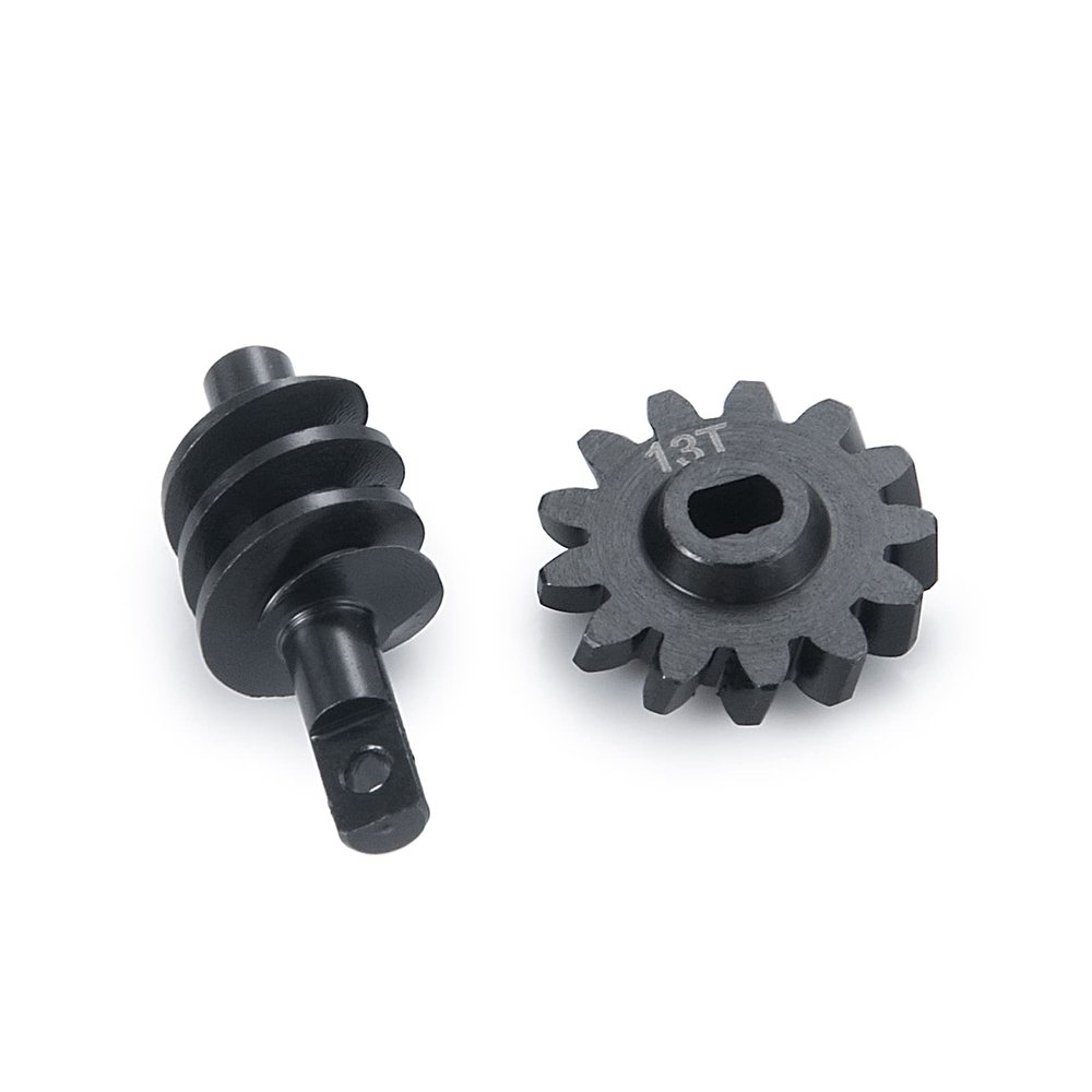 MORLORDY RC Steel Overdrive Gears 13T Differential Worm Gear for SCX24 Upgrades 1/24 RC Crawler Car Parts