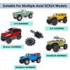 MORLORDY RC Steel Overdrive Gears 13T Differential Worm Gear for SCX24 Upgrades 1/24 RC Crawler Car Parts view 3