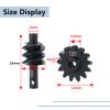 MORLORDY RC Steel Overdrive Gears 13T Differential Worm Gear for SCX24 Upgrades 1/24 RC Crawler Car Parts view 4