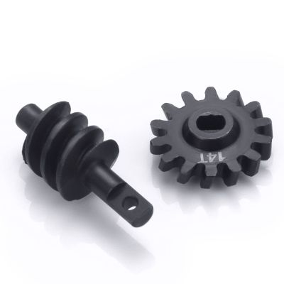 MORLORDY RC Steel Overdrive Gears 14T Differential Worm Gear for SCX24 Upgrades 1/24 RC Crawler Car Parts
