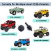 MORLORDY RC Steel Overdrive Gears 14T Differential Worm Gear for SCX24 Upgrades 1/24 RC Crawler Car Parts view 3
