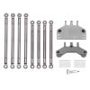 Metal Link Rod and Servo Mount Linkage Bracket for MN G500 MN86 MN86S MN86K MN86KS 1/12 RC Crawler Car Upgrade Parts ( Color : Gray ) view 1