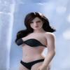 1/12 Scale Action Figure,6 inch Female Super-Flexible Slightly Fat Pale Skin Middle Bust Action Figure Doll Collection T04A view 3