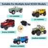 MORLORDY RC Steel Overdrive Gears 16T Brass Differential Worm Gear for SCX24 Upgrades 1/24 RC Crawler Car Parts view 3