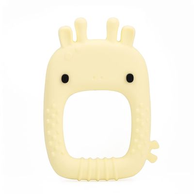 Loulou Lollipop Wild Silicone Baby Teether - Giraffe Yellow