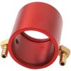 Share Goo Aluminum 24mm RC Boat Motor Heatsink Water Cooling Jacket with Inlet & Outlet for 24 Series 2435 2440 2445 Motors (Red) view 4