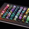 KSNDie 8 Sets Polyhedral Dice Set D&D, 56pcs DND Dice Set with 2 Large Leather Bag for RPG Table Games view 3