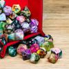 KSNDie 8 Sets Polyhedral Dice Set D&D, 56pcs DND Dice Set with 2 Large Leather Bag for RPG Table Games view 4