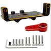 HOPLEX RC Servo Mount Bracket and Mini Servo Arm Red for ES08MA II Servo Upgrade Parts for Axial SCX24 RC Car Crawler view 1