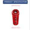 HOPLEX RC Servo Mount Bracket and Mini Servo Arm Red for ES08MA II Servo Upgrade Parts for Axial SCX24 RC Car Crawler view 3