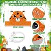 Gersoniel 24 Pcs Animal Birthday Party Hats Animal Headbands Jungle Safari Animal Paper Party Crown for Girls Kids (Assorted Animals) view 3