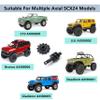 MORLORDY RC Steel Overdrive Gears 12T Differential Worm Gear for SCX24 Upgrades 1/24 RC Crawler Car Parts view 3
