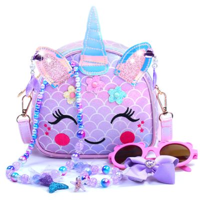 Gifts for Girls, Toddler Purse Little Girl Gifts Princess Dress Up Jewelry Toys Birthday Gifts for Girls 3 4 5 6 7 8 Year old
