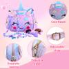 Gifts for Girls, Toddler Purse Little Girl Gifts Princess Dress Up Jewelry Toys Birthday Gifts for Girls 3 4 5 6 7 8 Year old view 4