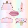 Purse for Little Girls,Girls Jewelry Pretend Play,Unicorn Gifts for girls,Crossbody Bags for Kid,Girl Birthday Gift,Dress Up Jewelry Pretend Play view 3