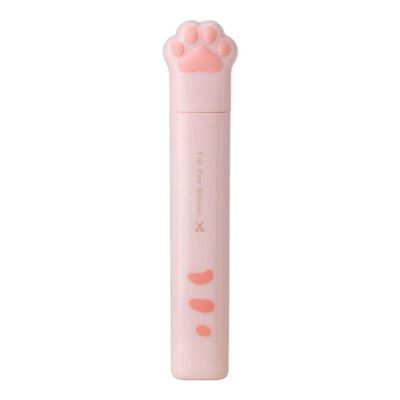 Cat Paw Scissors Cute Multifunctional Stainless Steel Folding Design Hand Scissors Mini Portable Cat Paw Art Scissors School Stationery(Pink)