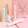 Cat Paw Scissors Cute Multifunctional Stainless Steel Folding Design Hand Scissors Mini Portable Cat Paw Art Scissors School Stationery(White) view 2