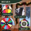 iElyiEsy 24" Spinning Prize Wheel of Fortune 14 Slots Spinner Wheel for Prizes with Stand, Dry Eraser and Marker Pen for Trade Show Carnival view 4