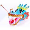 3D Dragon Head for Dragon Poi Combo Accessories, Real-Like Hollow Plastic Dragon Head with 1.1 Meters Swing Rope Fitness Dragon Senior String Dragon Dance Wulong Fling Rope Set (Medium, Blue) view 1