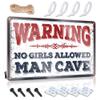 Dont Come in My Room Sign Warning! Man Cave No Girls Allowed Metal Sign Stuff for Men Gun Lovers Gifts for Men (Size : 20X30CM) view 1