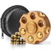 Revolver Style Fidget Gun Spinner Toy, Cool Handheld Fidgit Metal Hand Spinner Cube for Kids Adults, Office Desk Toy Christmas Stocking Stuffer Gifts Rewards for Classroom Office view 1
