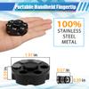 Deformable Fidget Spinner Toy for Kids Adults, Metal Handheld Gadget for Stress Relief, Birthday Christmas Party Favor Supplies, Goodie Bag Stuffer Gifts for Classroom Office Men Boy view 2