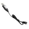 2 Pack USB Charger Cable for 7.4V 1A 2S LiPo & Li-ion Batteries  USB to XH-3P Connector for Charging Compatible with Gel Splatter Blaster Toy, RC Boats, Drones, Skytech, Quadcopters, WLtoys etc. view 2